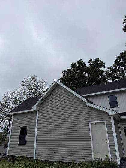 New roof and gable