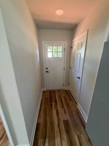 Rear entry