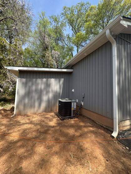 Side of the finished home