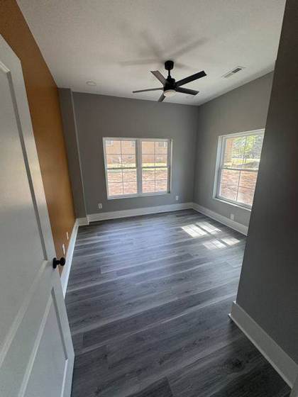 Bedroom with new windows