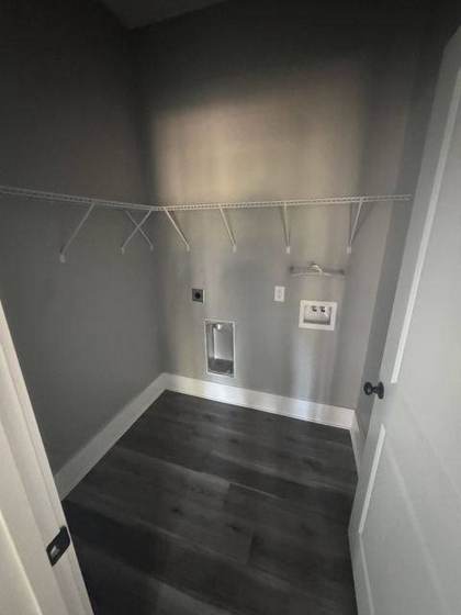 Laundry closet