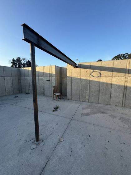 Steel beam across the basement