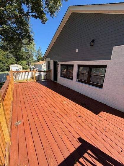 New rear deck