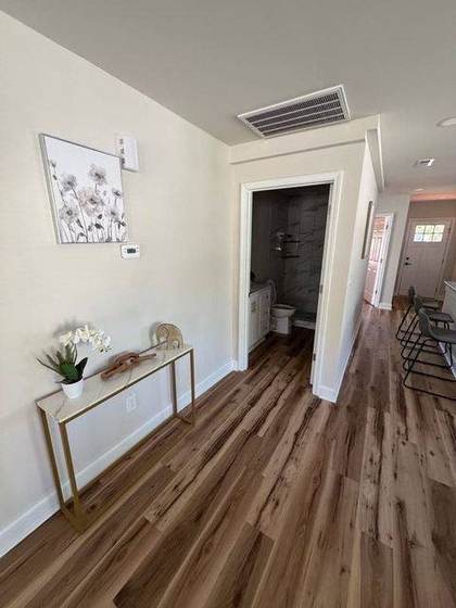 Hallway with console table