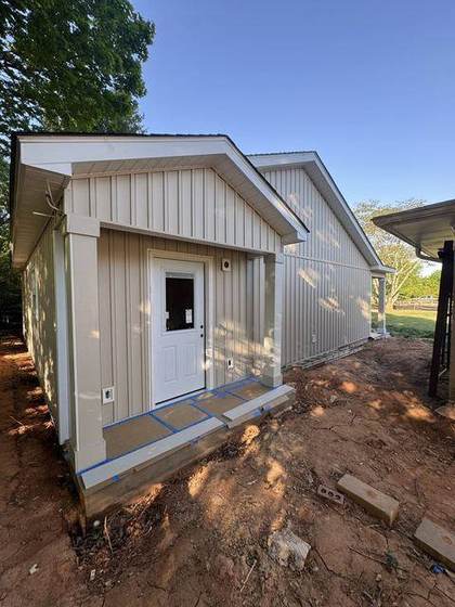 Exterior door and trim