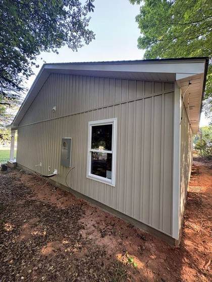 Rear corner of the ADU