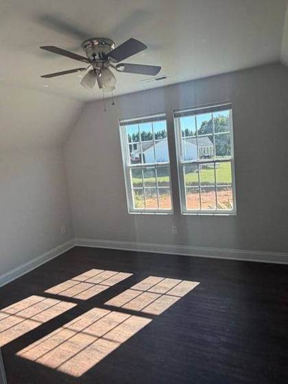 Bedroom with new floors