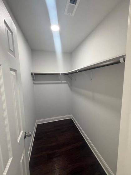 Closet with shelving