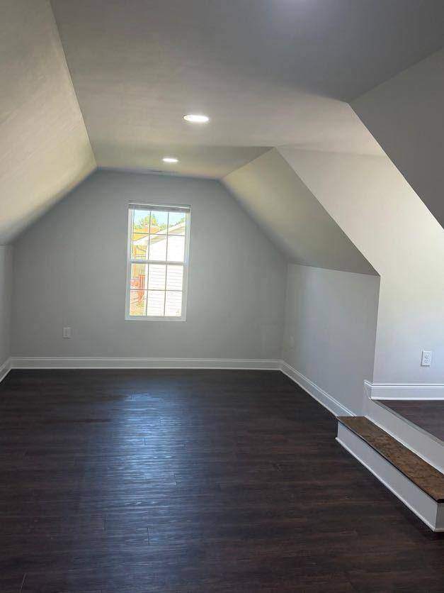 Bonus room over the garage with dormer windows
